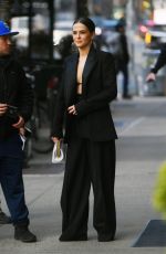 ZOEY DEUTCH Heading to Tonight Show in New York 03/08/2022