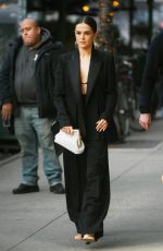 ZOEY DEUTCH Heading to Tonight Show in New York 03/08/2022