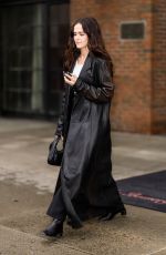 ZOEY DEUTCH Leaves Bowery Hotel in New York 03/07/2022