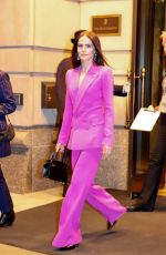 ZOEY DEUTCH Leaves Her Hotel in New York 03/22/2022