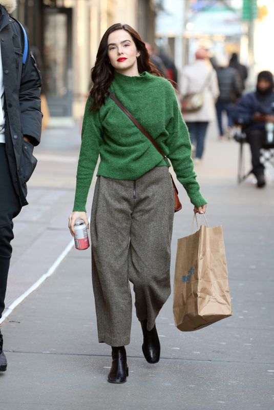 ZOEY DEUTCH on the Set of Something from Tiffany
