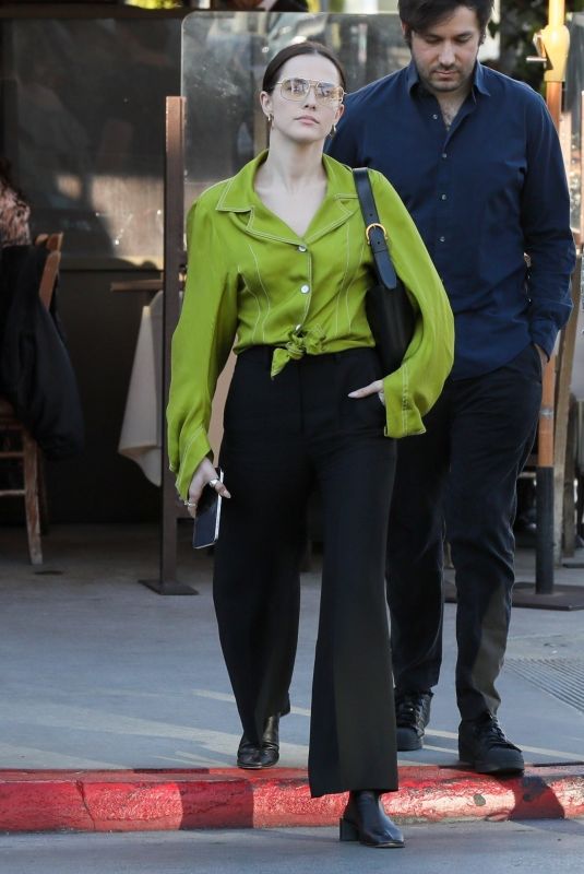 ZOEY DEUTCH Out with Friends in Beverly Hills 03/12/2022