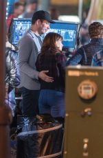 ZOOEY DESCHANEL and Jonathan Scott on the Set of Harold and the Purple Crayon in Atlanta 03/07/2022