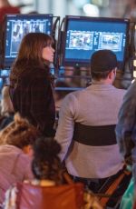 ZOOEY DESCHANEL and Jonathan Scott on the Set of Harold and the Purple Crayon in Atlanta 03/07/2022