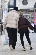 ABBIE CHATFIELD and Konrad Bien-Stephens Out in Venice 04/05/2022