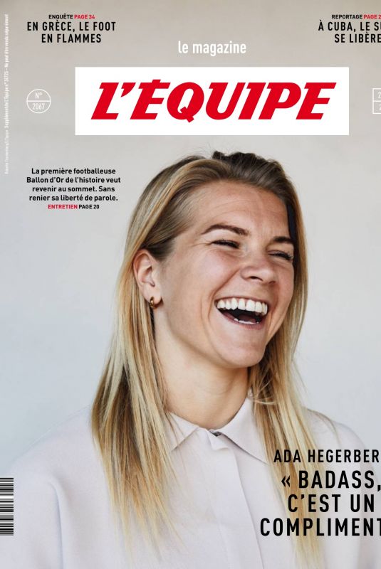 ADA HEGERBERG in L’Equipe Magazine, April 2022