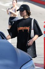 ADDISON RAE Arrives at Hot Pilates in West Hollywood 04/14/2022