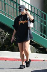 ADDISON RAE Arrives at Hot Pilates in West Hollywood 04/14/2022