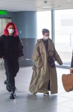 ADDISON RAE Arrives at JFK Airport in New York 04/24/2022
