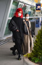 ADDISON RAE Arrives at JFK Airport in New York 04/24/2022