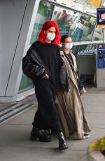 ADDISON RAE Arrives at JFK Airport in New York 04/24/2022