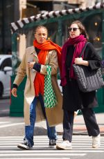 ADWOA ABOAH Out with Friends in New York 04/04/2022
