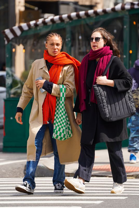 ADWOA ABOAH Out with Friends in New York 04/04/2022