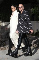 ALESSANDRA AMBROSIO and Matheus Mazzafera Heading to an Event in Beverly Hills 04/10/2022