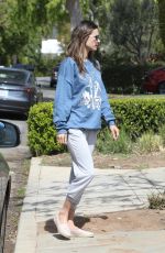 ALESSANDRA AMBROSIO Arrives at a Friend