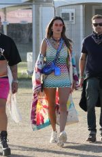 ALESSANDRA AMBROSIO Arrives at Coachella Valley Music and Arts Festival in Indio 04/17/2022