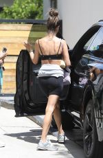 ALESSANDRA AMBROSIO Heading to Lunch in Beverly Hills 04/26/2022