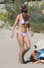 ALESSANDRA AMBROSIO in Bikini at a Beach in Los Angeles 04/09/2022