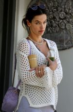 ALESSANDRA AMBROSIO leaves Yoga Class in Brentwood 04/25/2022