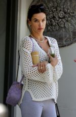 ALESSANDRA AMBROSIO leaves Yoga Class in Brentwood 04/25/2022