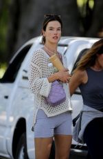 ALESSANDRA AMBROSIO leaves Yoga Class in Brentwood 04/25/2022