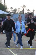 ALESSANDRA AMBROSIO Out at Coachella in Indio 04/16/2022