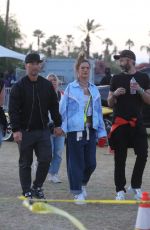 ALESSANDRA AMBROSIO Out at Coachella in Indio 04/16/2022