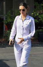 ALESSANDRA AMBROSIO Out for Lunch with a Friend at Fred Segal in West Hollywood 04/28/2022