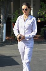 ALESSANDRA AMBROSIO Out for Lunch with a Friend at Fred Segal in West Hollywood 04/28/2022