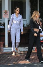 ALESSANDRA AMBROSIO Out for Lunch with a Friend at Fred Segal in West Hollywood 04/28/2022