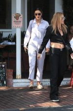 ALESSANDRA AMBROSIO Out for Lunch with a Friend at Fred Segal in West Hollywood 04/28/2022