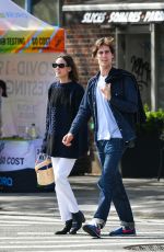 ALEXA CHUNG and Orson Fry Out in New York 04/14/2022