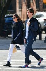 ALEXA CHUNG and Orson Fry Out in New York 04/14/2022