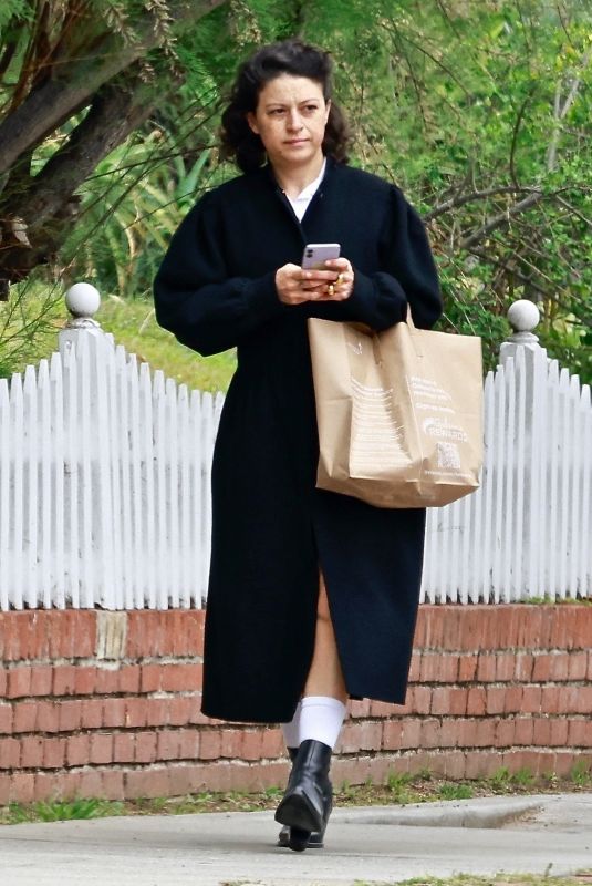 ALIA SHAWKAT Out for Groceries in Los feliz 03/31/2022