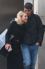 ALICE CAMPELLO and Alvaro Morata Out in Milan 04/26/2022