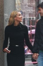 ALICE CAMPELLO and Alvaro Morata Out in Milan 04/26/2022