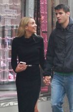 ALICE CAMPELLO and Alvaro Morata Out in Milan 04/26/2022