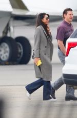 AMAL CLOONEY Arrives at Teterboro Airport in New Jersey 04/26/2022