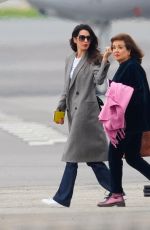 AMAL CLOONEY Arrives at Teterboro Airport in New Jersey 04/26/2022