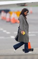 AMAL CLOONEY Arrives at Teterboro Airport in New Jersey 04/26/2022
