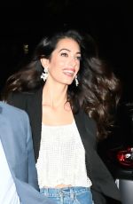 AMAL DINNER Out for Dinner in New York 04/27/2022