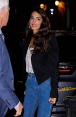 AMAL DINNER Out for Dinner in New York 04/27/2022