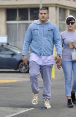 AMANDA BYNES and Paul Michael Out in Los Angeles 04/28/2022