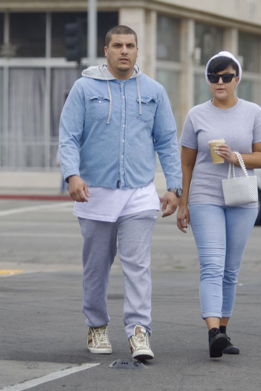 AMANDA BYNES and Paul Michael Out in Los Angeles 04/28/2022