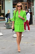 AMANDA HOLDEN Arrives at Global Radio in London 04/28/2022