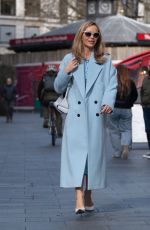 AMANDA HOLDEN at Global Radio Studios in London 04/01/2022