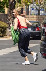 AMANDA KLOOTS Makes a Wardrobe Change at a Dance Class in Los Angeles 04/29/2022