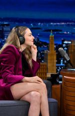 AMANDA SEYFRIED at Tonight Show Starring Jimmy Fallon 04/05/2022
