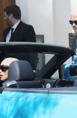 AMBER ROSE and Alexander AE Edwards Out in Los Angeles 04/10/2022