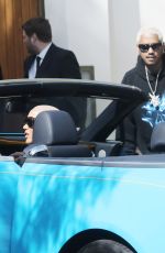 AMBER ROSE and Alexander AE Edwards Out in Los Angeles 04/10/2022